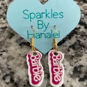 Barbie Handcrafted & Painted Earrings